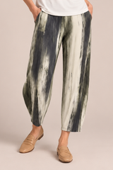 Narrow Lantern Pant Print