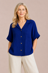 Breeze Half Sleeve Bolero Shirt