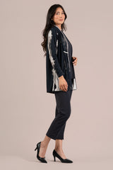 Double Loop Cardigan, Print