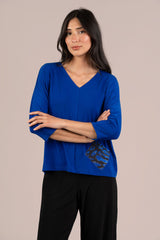 Revel Top, Print Pocket