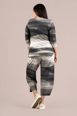 Narrow Lantern Pant Print