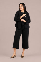 Soffio Crepe Coach Cardigan