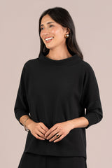 Soffio Crepe Slouch Sweatshirt