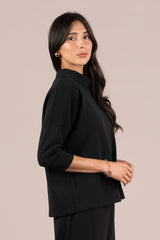 Soffio Crepe Slouch Sweatshirt