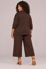 Soffio Crepe Slouch Sweatshirt - Plus