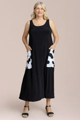 EZ Flare Dress, Print Pocket