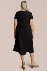 Fit & Flare Dress, Short Slv