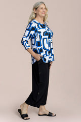 Go To Classic T Relax, 3/4 Sleeve, Print