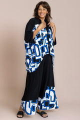 Serena Shirt, Blocked Print