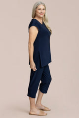 Slant Top, Cap Slv