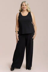 Soffio Crepe Easy Wide Leg Pant