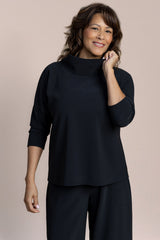 Soffio Crepe Slouch Sweatshirt