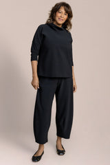 Soffio Crepe Slouch Sweatshirt