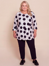Go To Classic T Relax Print, 3/4 slv