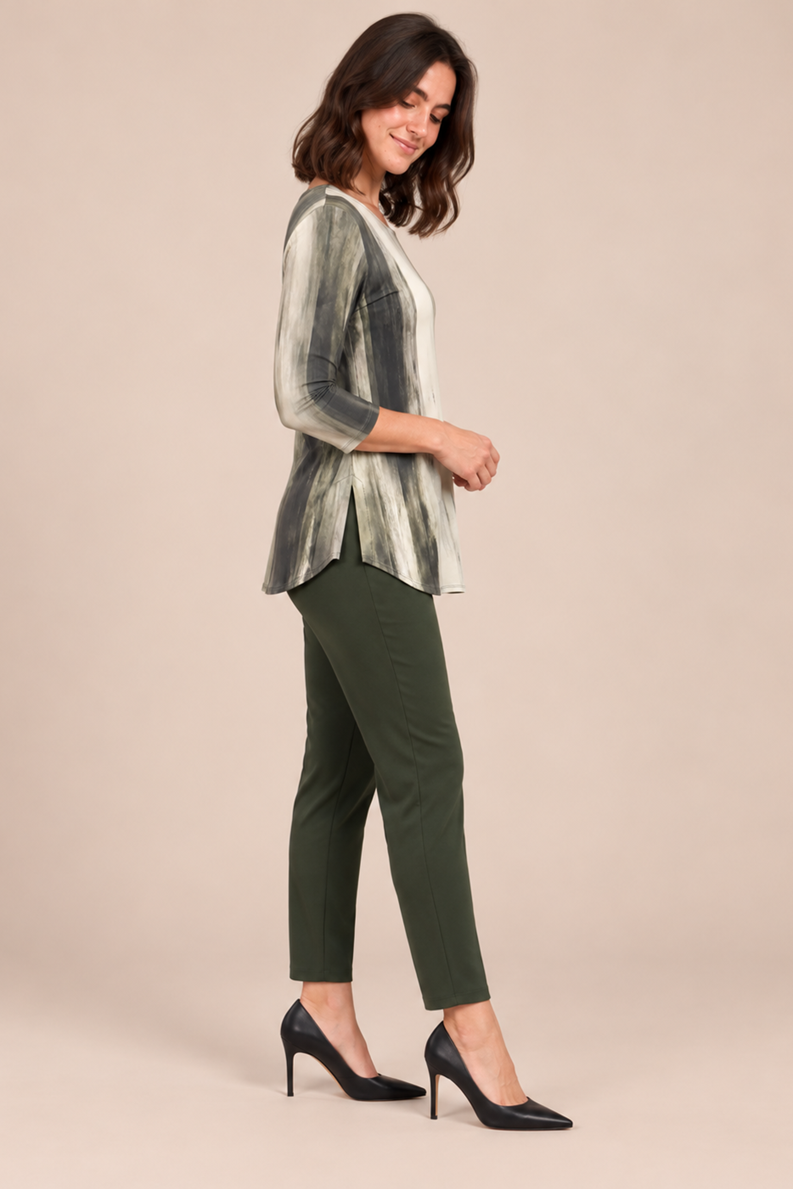 Go To Classic T Relax, 3/4 Sleeve, Print