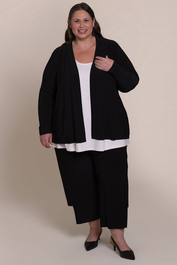 Splice Cardigan Plus | Black