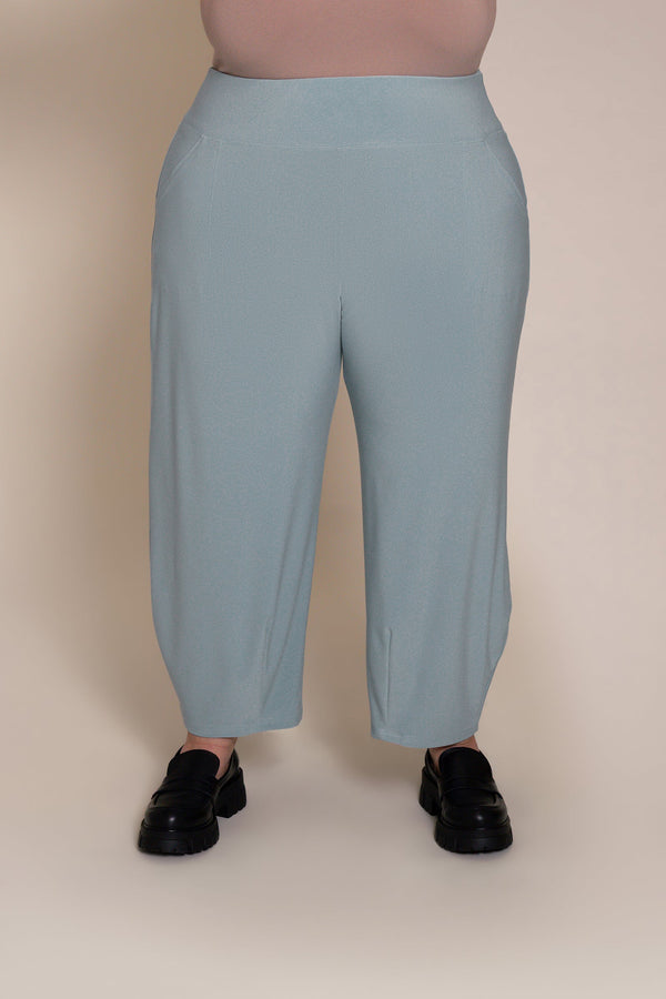 Narrow Lantern Pant Plus | Stone Blue