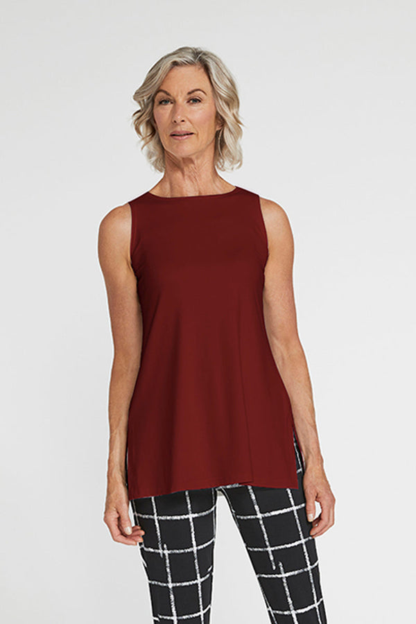 Sleeveless Nu Ideal Tunic | Brick