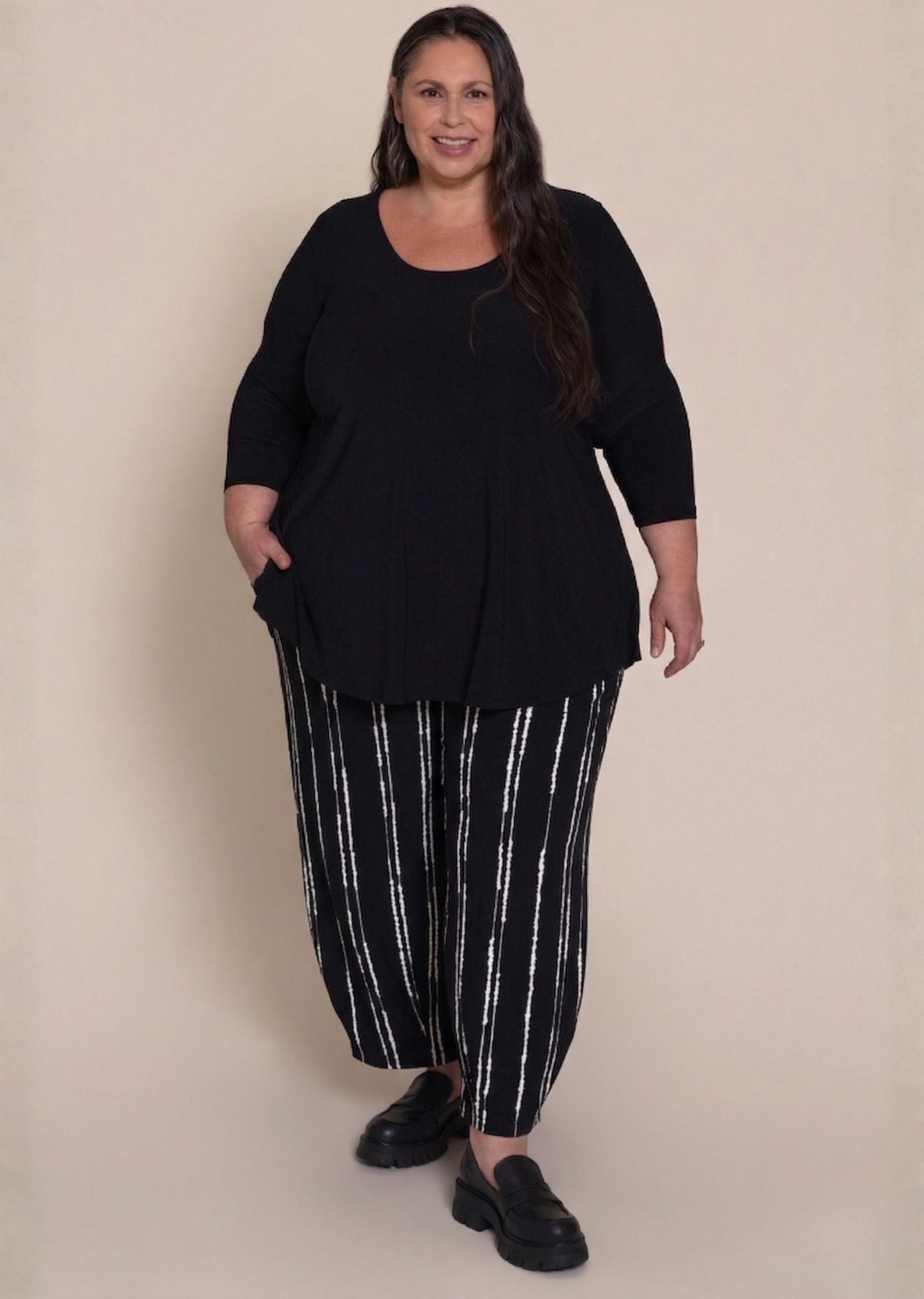 Narrow Lantern Pant, Print
