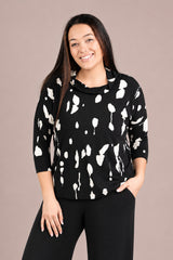 Slouch Sweatshirt Print