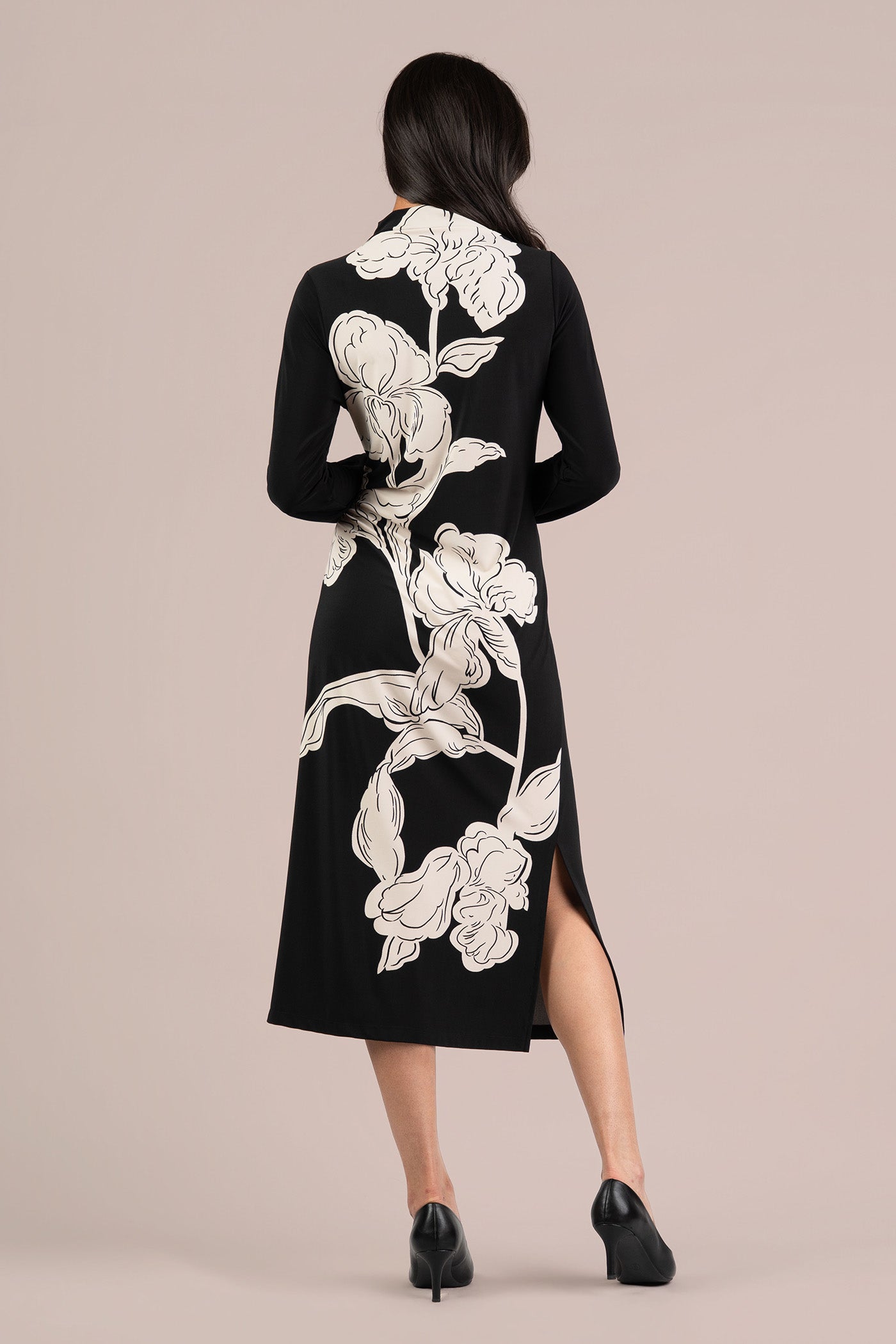 Echo Dress, Placement Print