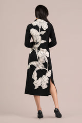 Echo Dress, Placement Print