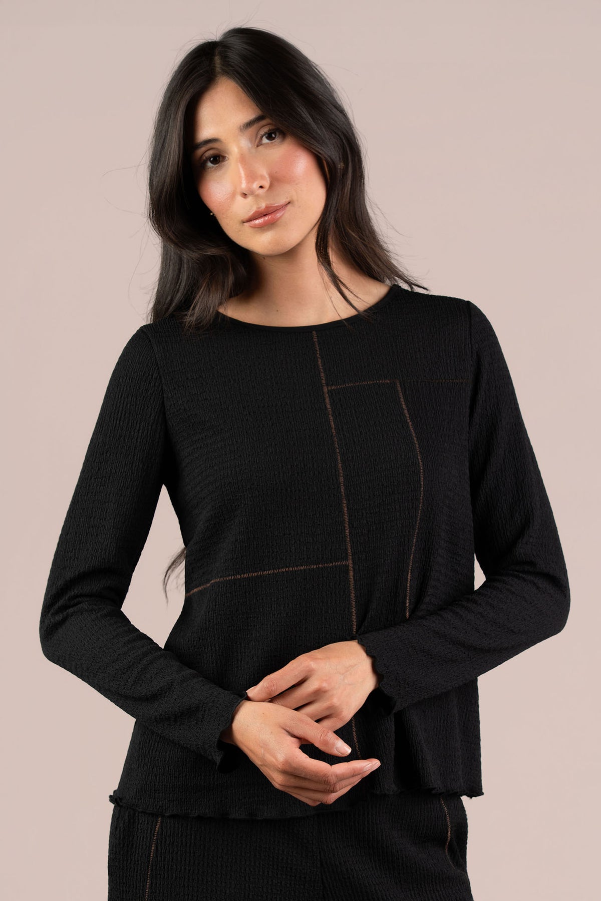 Pop Collage Crossline Top