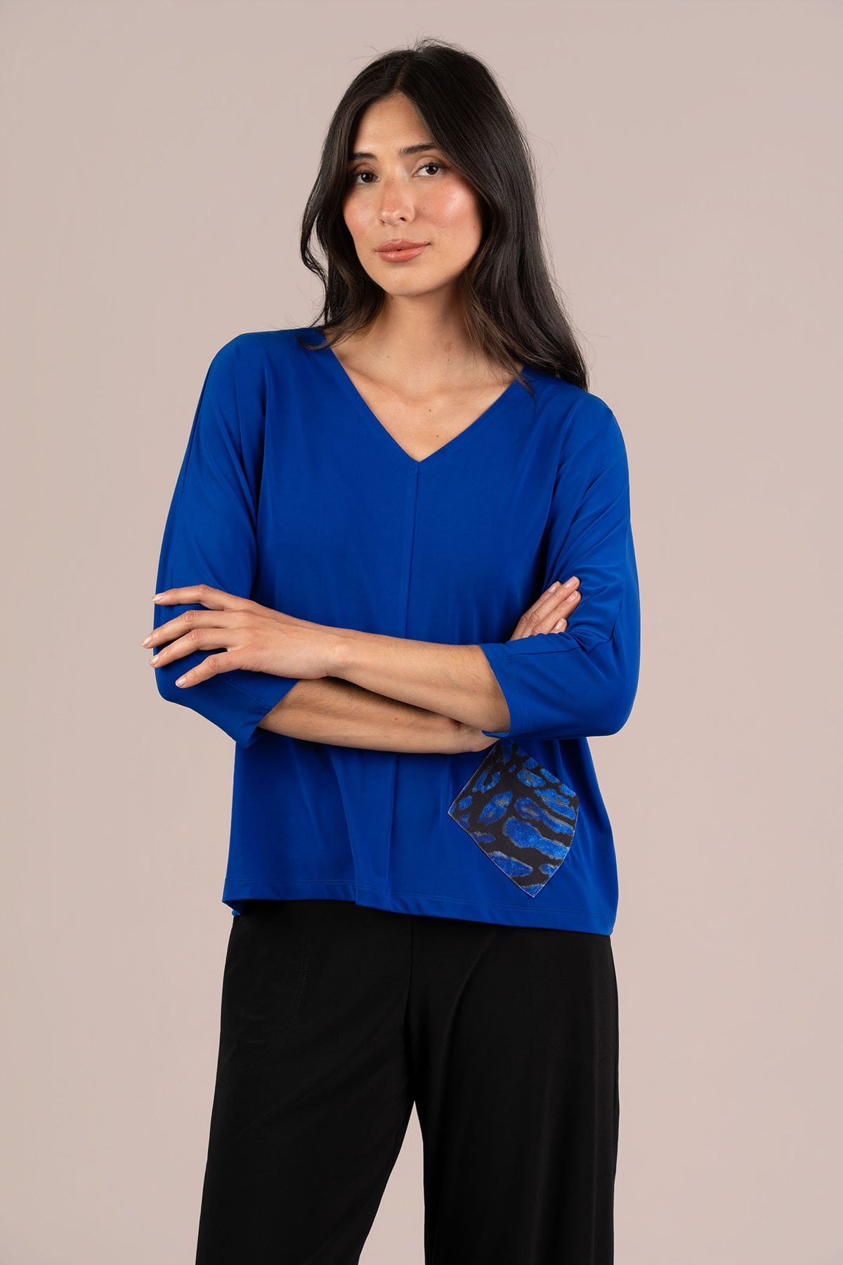 Revel Top, Print Pocket