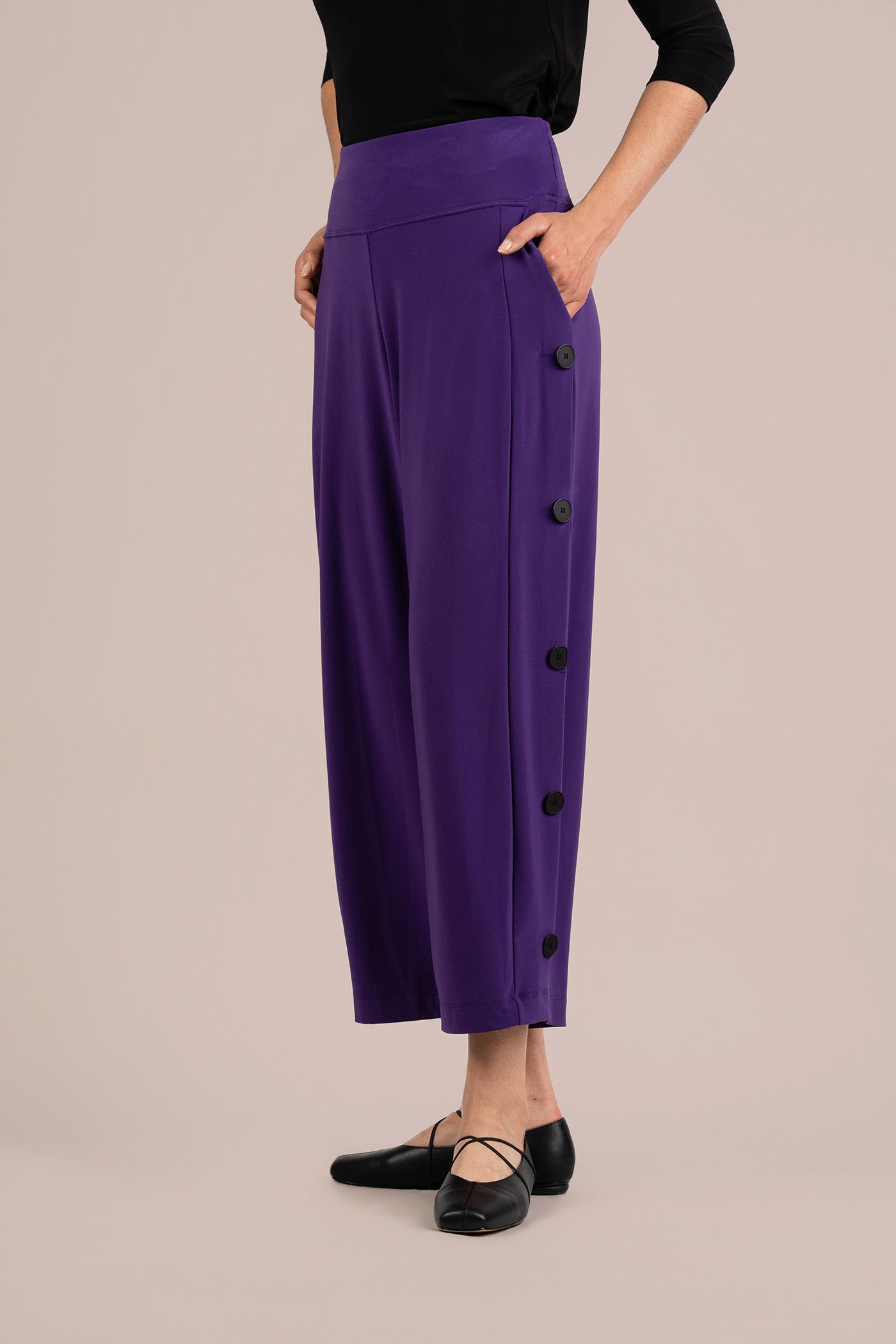 Buttoned Up Lantern Pant