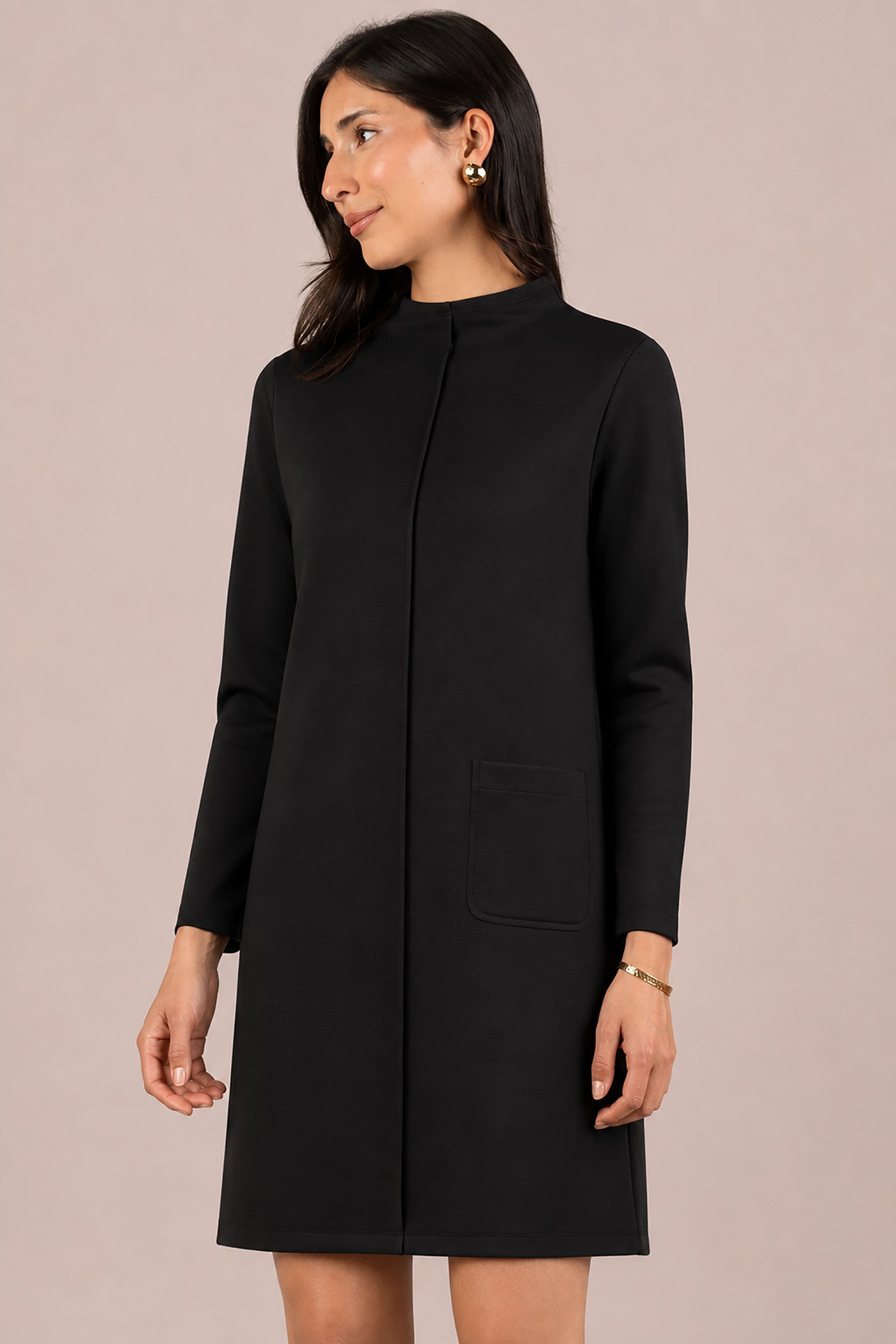 Cloud Seam Front Dress