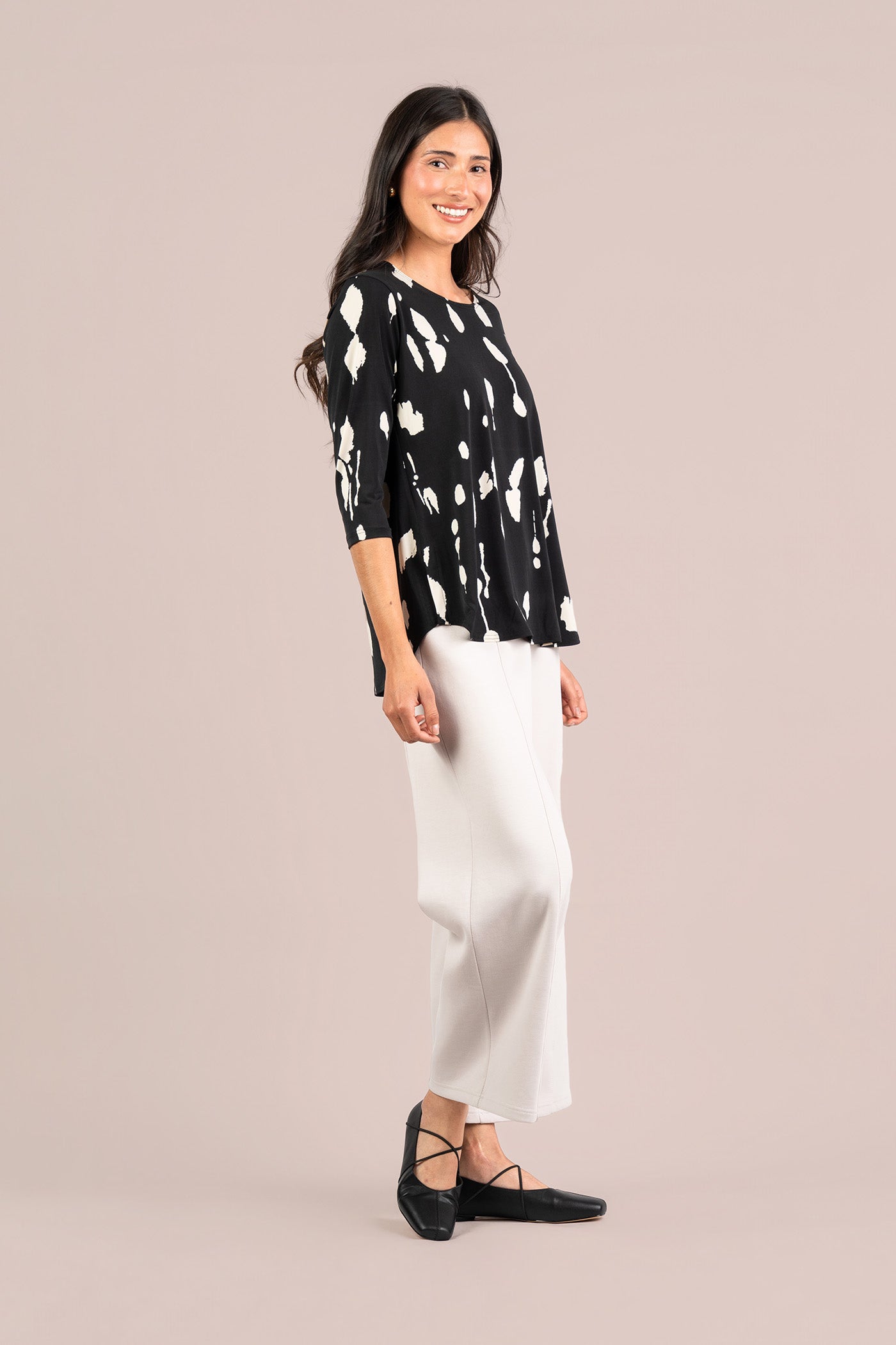 Go To Classic T Relax, 3/4 Sleeve, Print