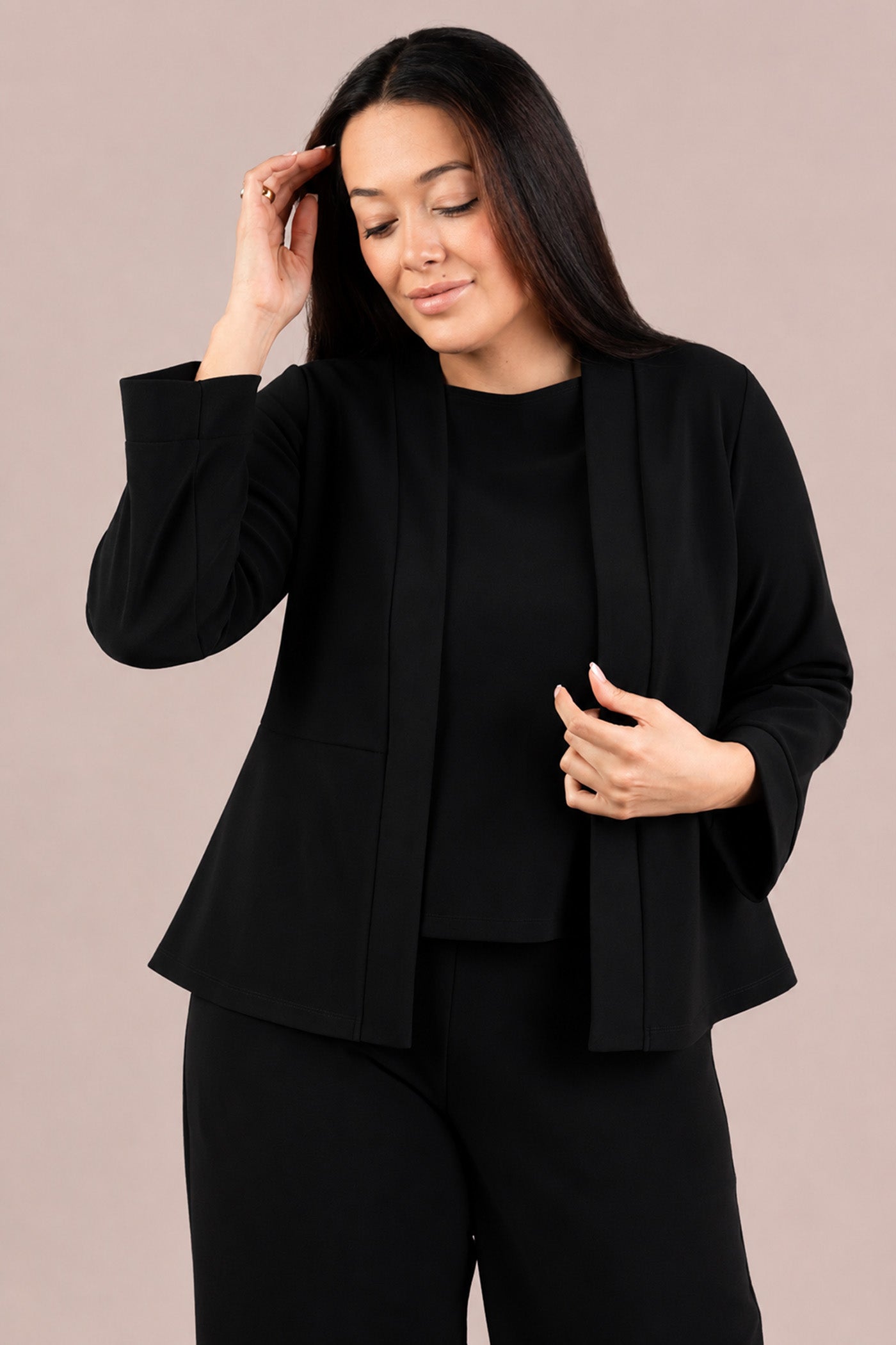 Soffio Crepe Coach Cardigan