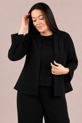 Soffio Crepe Coach Cardigan