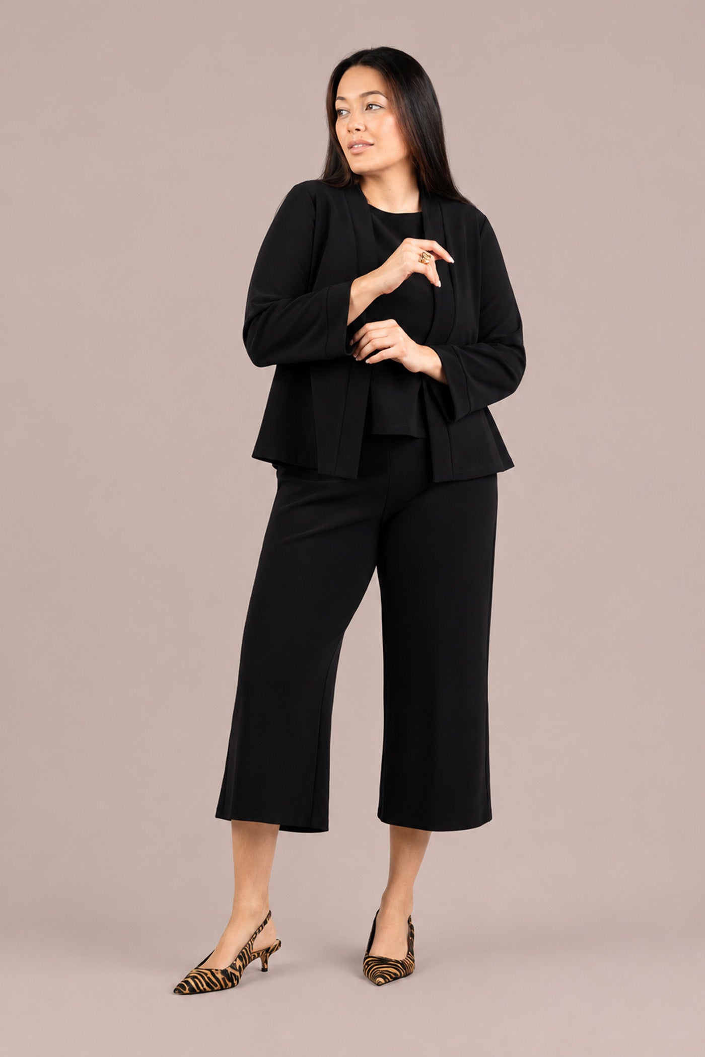 Soffio Crepe Coach Cardigan