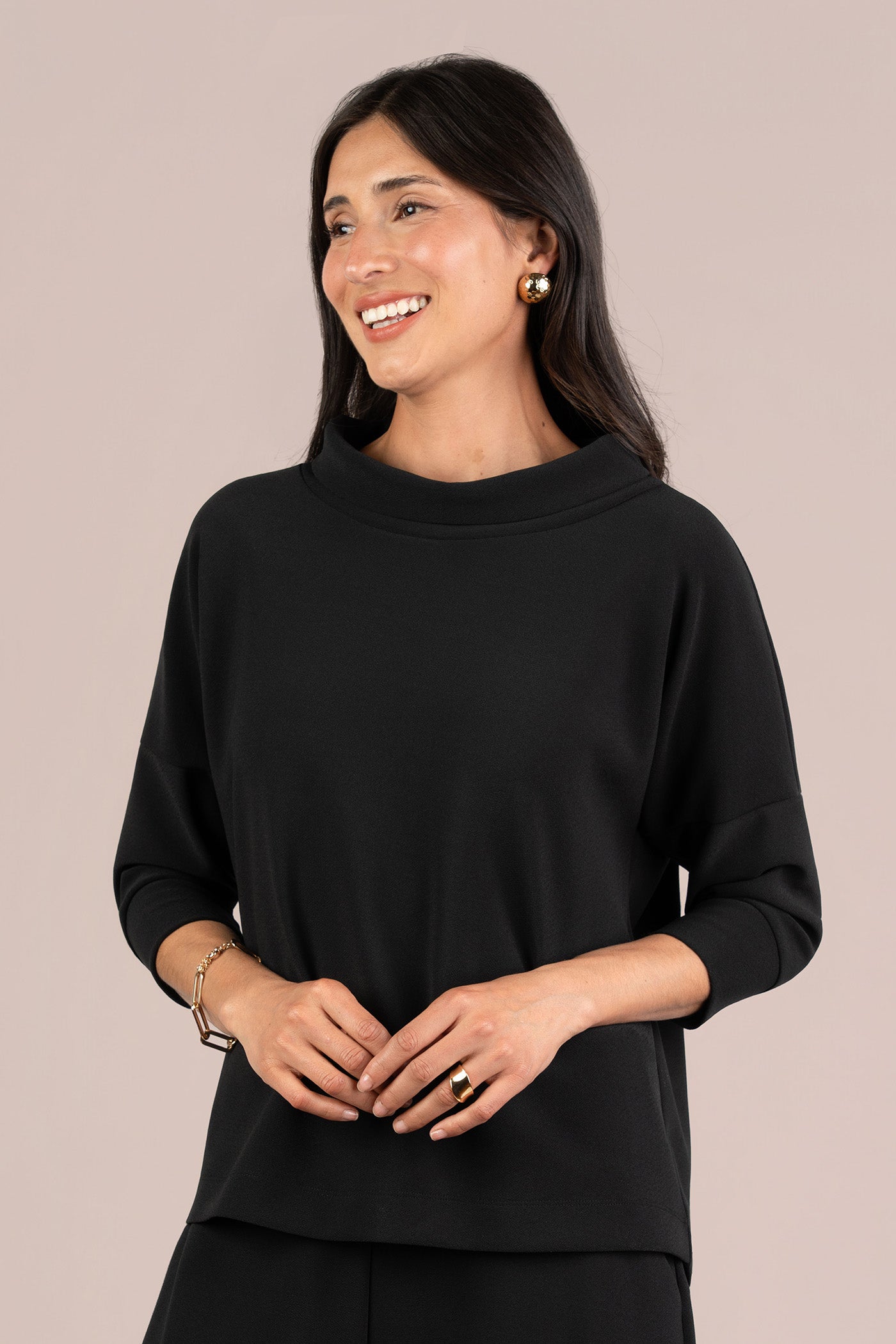 Soffio Crepe Slouch Sweatshirt