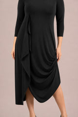 Drama Dress, 3/4 Sleeve