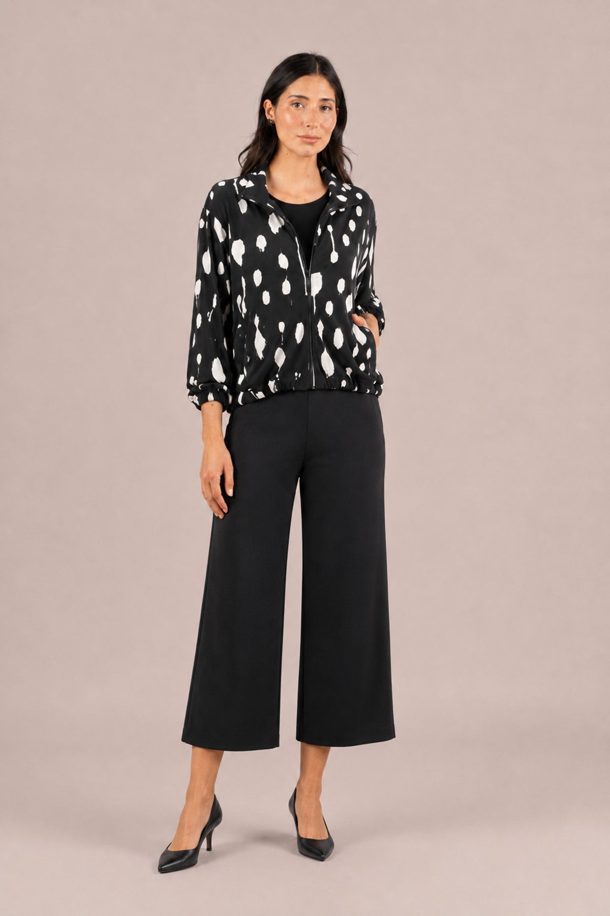 Belleza Zip Jacket Print