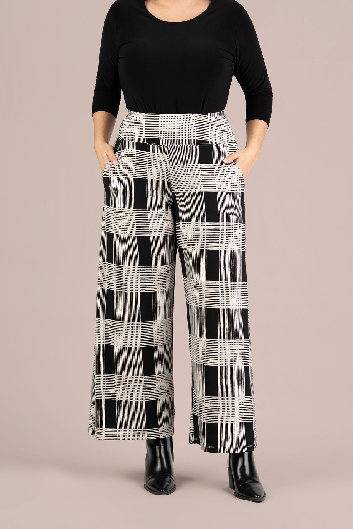 Wide Leg Trouser Print
