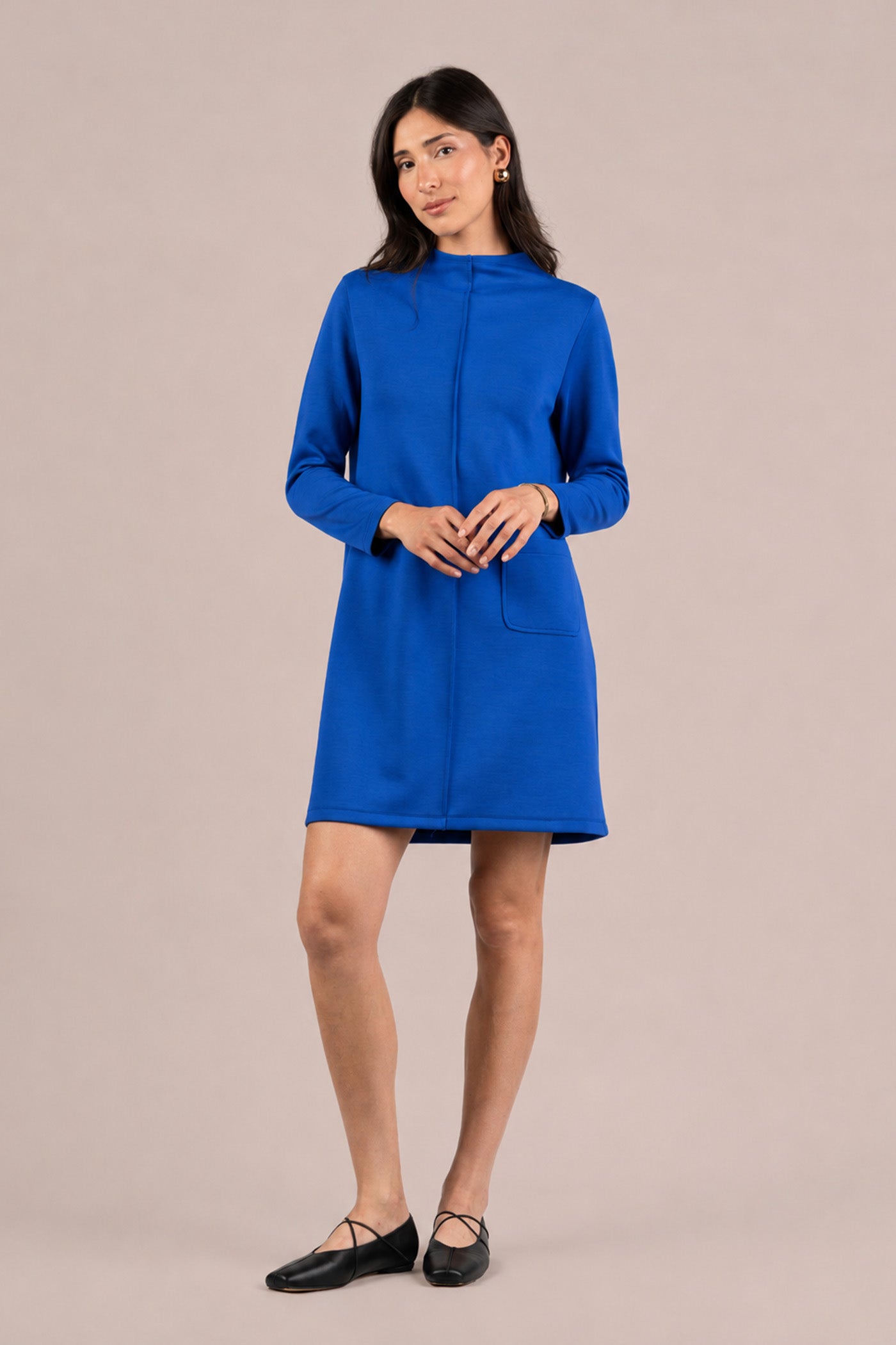 Cloud Seam Front Dress