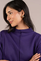 Cloud Seam Front Dress