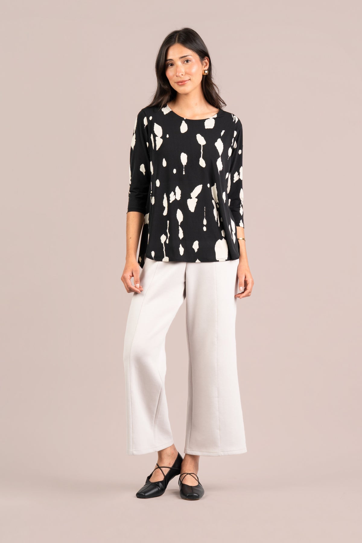 Go To Classic T Relax, 3/4 Sleeve, Print