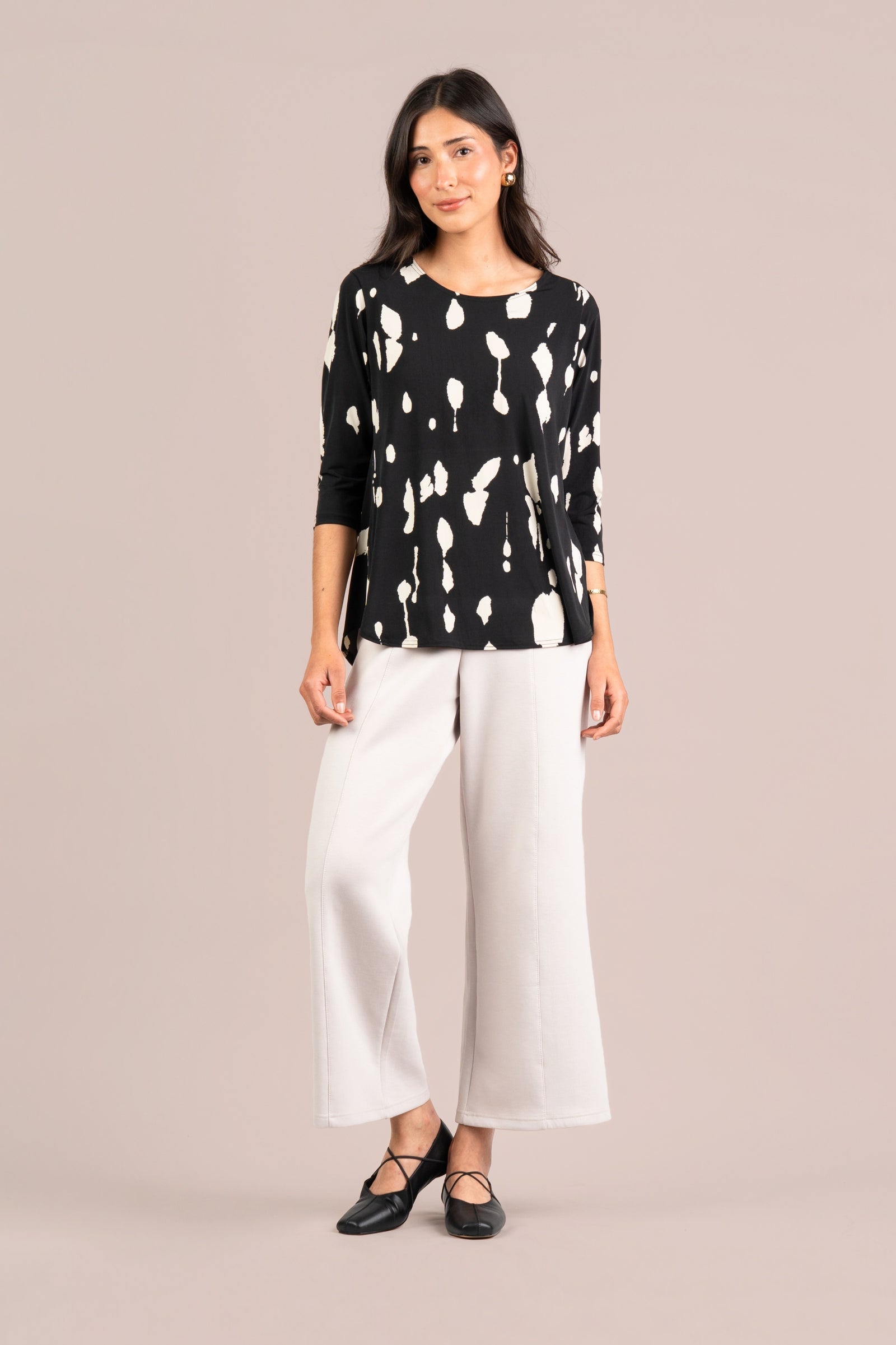 Go To Classic T Relax, 3/4 Sleeve, Print