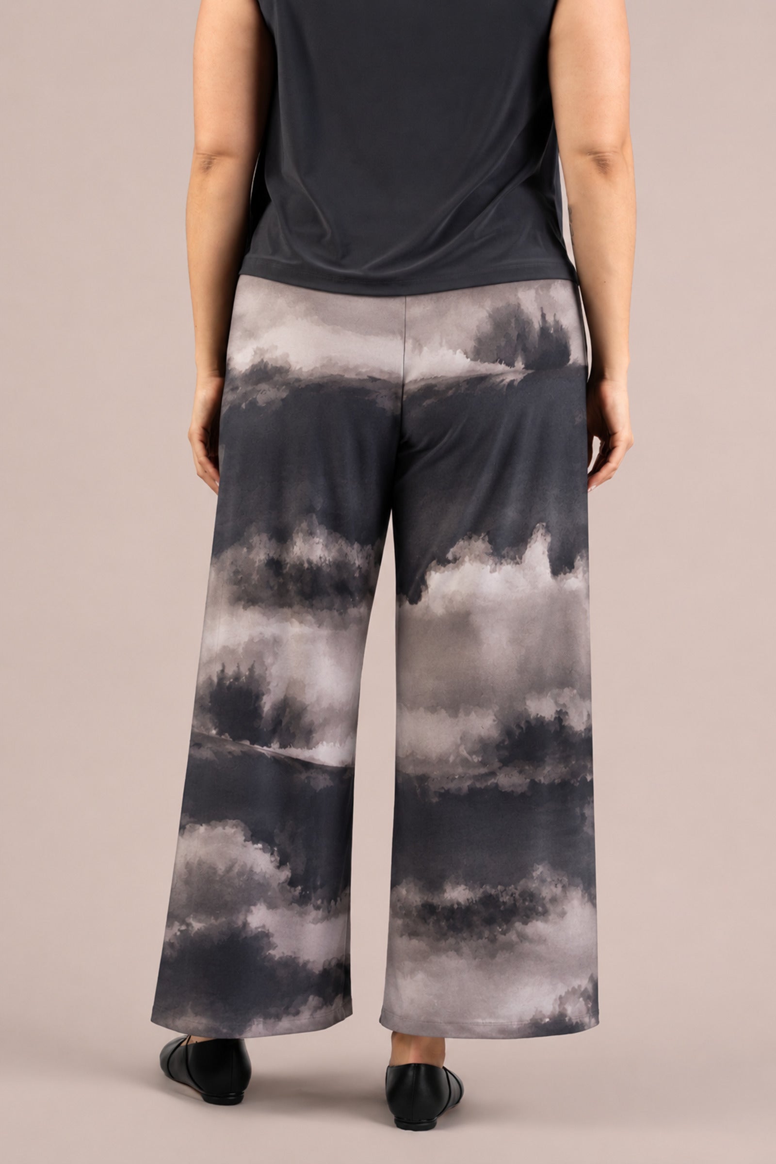 Wide Leg Trouser Print