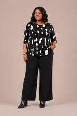 Go To Classic T Relax Print, 3/4 Sleeve - Plus