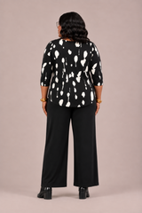 Go To Classic T Relax Print, 3/4 Sleeve - Plus