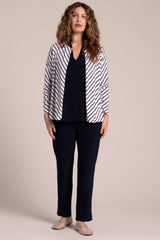 Classic Jacket with Pleated Sleeves