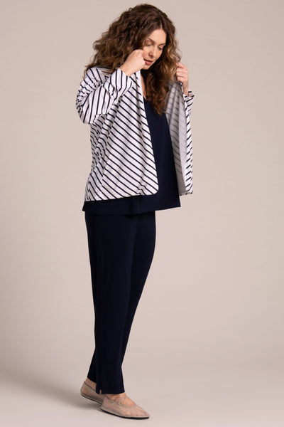 Classic Jacket with Pleated Sleeves