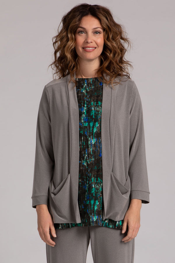 Core Cardigan Plus | Melange Sand