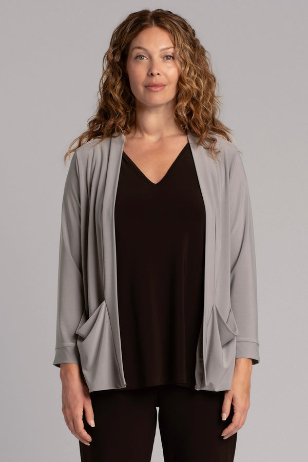 Core Cardigan Plus | Taupe