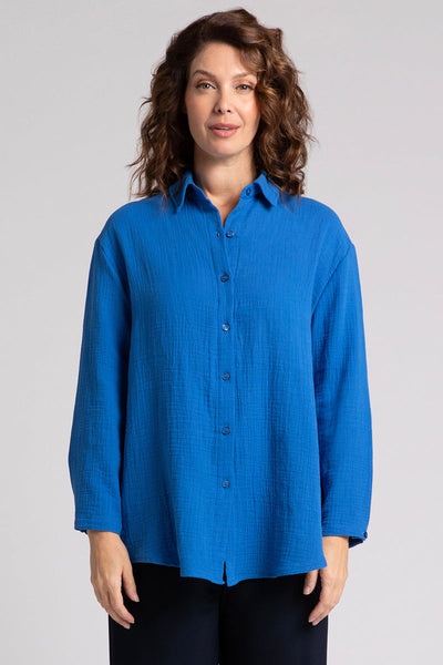 Cotton Gauze Easy Shirt